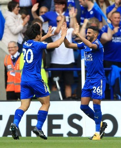 Leicester, Mahrez gioca e incanta