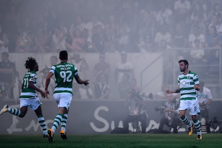 Sporting Lisbona, che doppietta Bruno Fernandes: stupendo il primo gol!