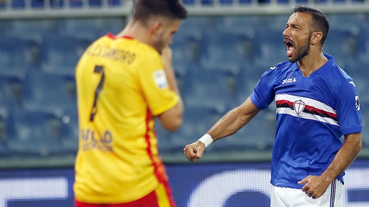 Serie A: Benevento ko con la Sampdoria, pari per il Bologna