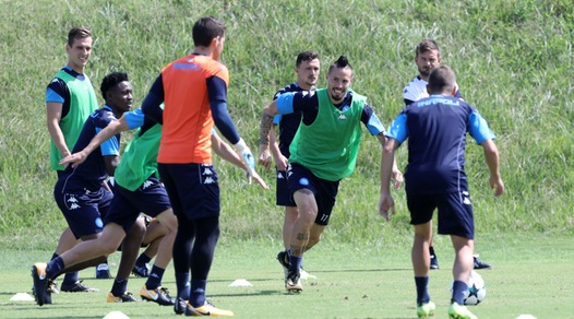 Champions, il Napoli a lavoro in vista della sfida con il Nizza