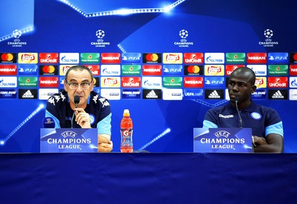 Napoli, Koulibaly e Sarri lanciano la sfida al Nizza: le immagini della conferenza