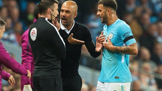 Un'espulsione scatena Guardiola: proteste furiose