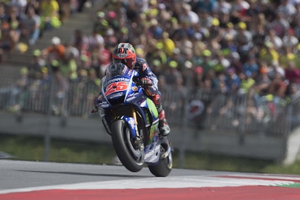 MotoGp Silverstone: Vinales vola nelle prime libere, Rossi quinto