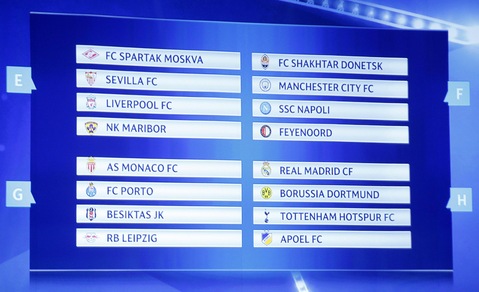 Champions, il calendario Napoli