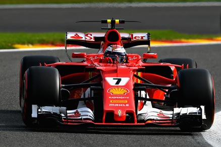 F1, Gp Belgio: Raikkonen vola nelle libere