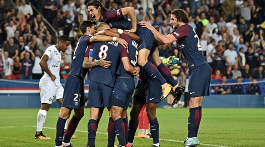 Ligue 1, Psg-St.Etienne 3-0: decidono Cavani e Thiago Motta