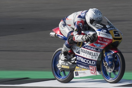 Moto3, Silverstone: terze libere a Fenati