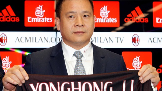 Serie A Milan, Yonghong Li è arrivato a Milano