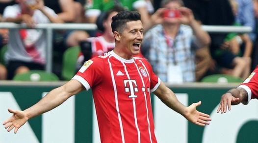 Bundesliga: Werder Brema-Bayern Monaco 0-2, doppietta di Lewandowski