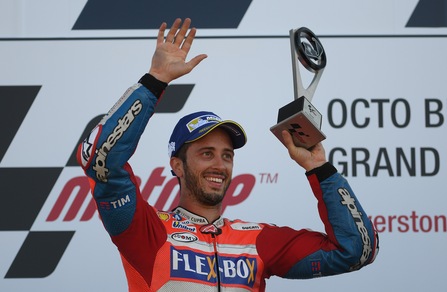 MotoGp Silverstone: impresa Dovizioso, i complimenti di Lotti e Malagò