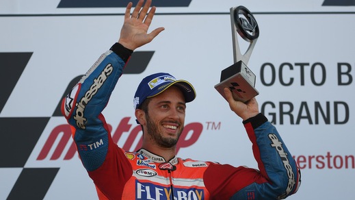 MotoGp Silverstone: impresa Dovizioso, i complimenti di Lotti e Malagò