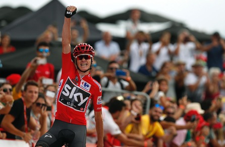Vuelta, Chris Froome vince anche la nona tappa e si conferma leader