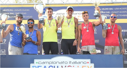 Beach Volley: Rossi-Caminati e Gili-Costantini alzano la Coppa Italia