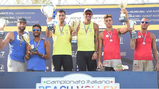 Beach Volley: Rossi-Caminati e Gili-Costantini alzano la Coppa Italia