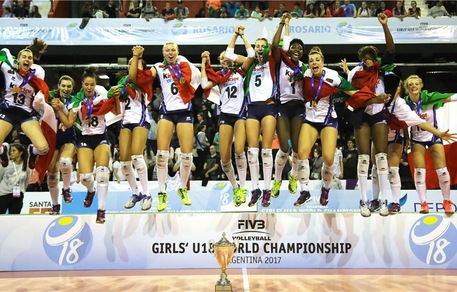 Volley: Mondiali U.18 Femminile, l'Italia è Campione del Mondo