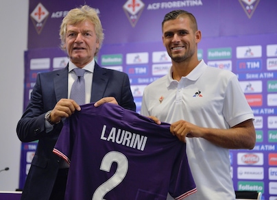 Fiorentina, la presentazione di Laurini