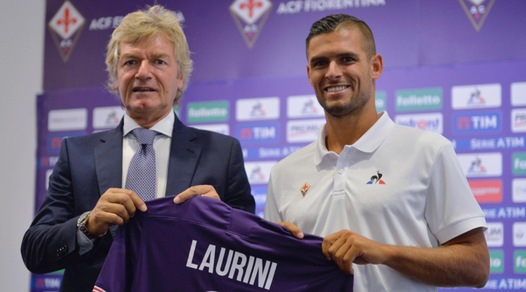 Fiorentina, la presentazione di Laurini