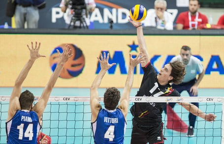 Volley: Europei, le ambizioni azzurre a si infrangono sulle mani del Belgio