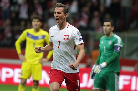 Polonia, tris al Kazakistan: in gol anche Milik