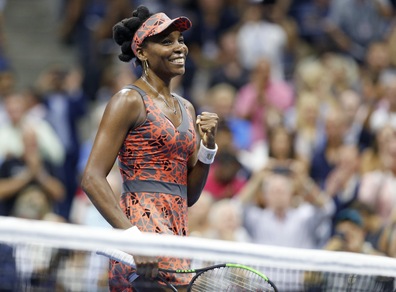 Eterna Venus: è in semifinale agli Us Open. Busta e Anderson avanti tra gli uomini