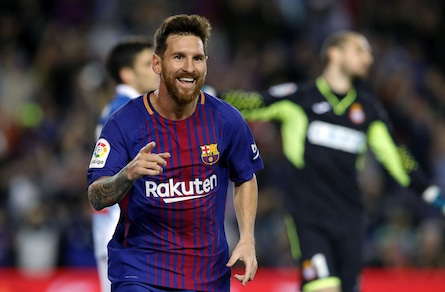 Barcellona-Espanyol 5-0: tripletta di Messi