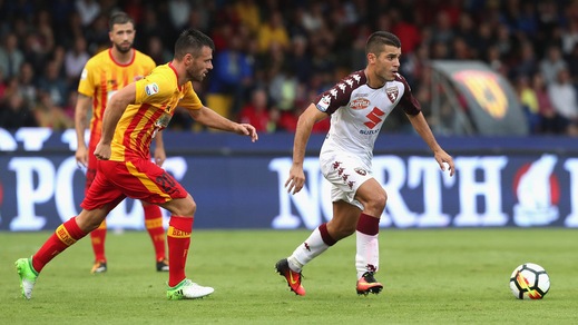 Benevento-Torino 0-1: Iago Falque piega Baroni in extremis