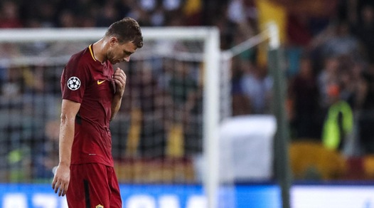 Roma, Dzeko: «Si sentono le assenze di Totti e Salah»