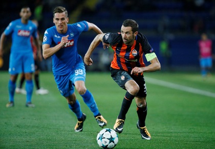 Champions League Shakhtar-Napoli 2-1, il tabellino
