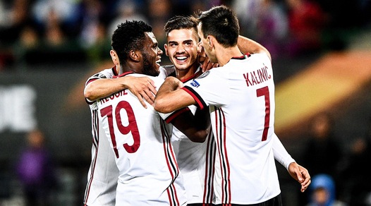 Europa League, Austria Vienna-Milan 1-5: tripletta di André Silva