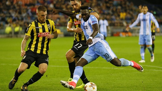 Europa League Vitesse-Lazio 2-3, il tabellino