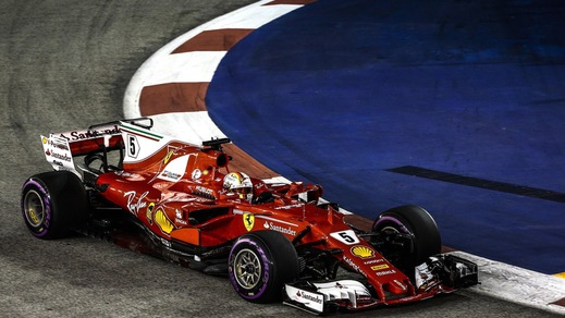 F1 Singapore, pole Ferrari per Vettel: vittoria a 1,55