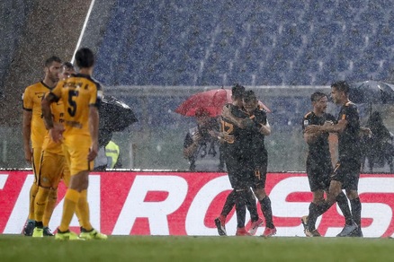 Roma, festa all'Olimpico. E' la notte di Florenzi e Schick