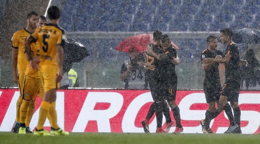 Roma, festa all'Olimpico. E' la notte di Florenzi e Schick