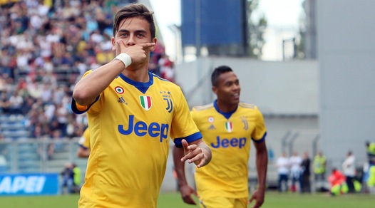 Serie A, Sassuolo-Juventus 1-3: Dybala show, che tripletta!