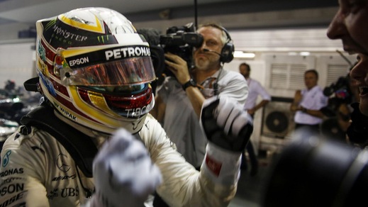 F1 Gp Singapore, Hamilton: «Vittoria fortunata»
