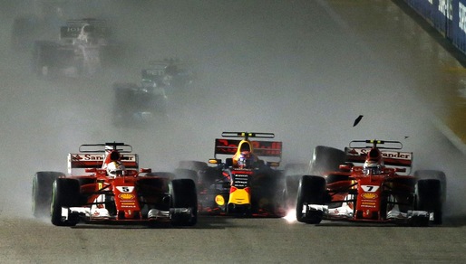 F1, Gp Singapore: nessuna sanzione per incidente al via