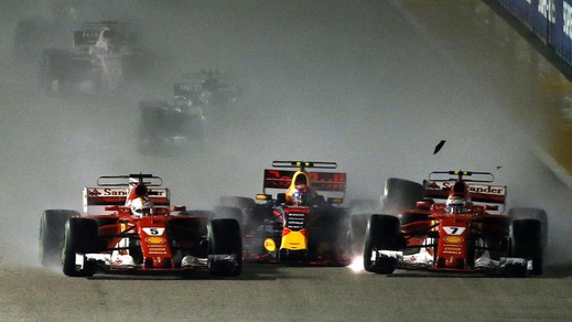 F1, Gp Singapore: nessuna sanzione per incidente al via