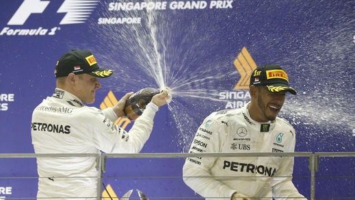 F1 Gp Singapore, Bottas: «Abbiamo limitato i danni»