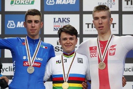 Mondiali ciclismo: Italia sul podio, Puppio argento nella crono Juniores