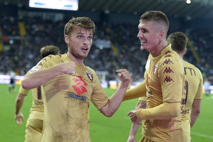 Serie A Udinese-Torino 2-3, il tabellino