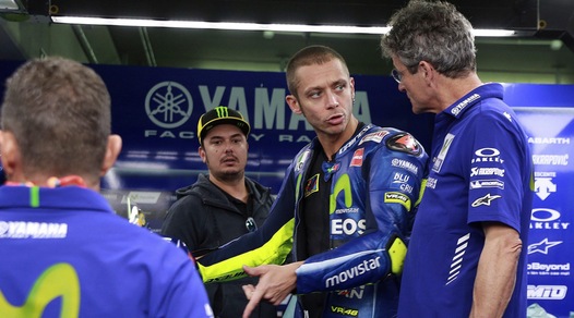 MotoGp, Valentino Rossi in pista al Ranch