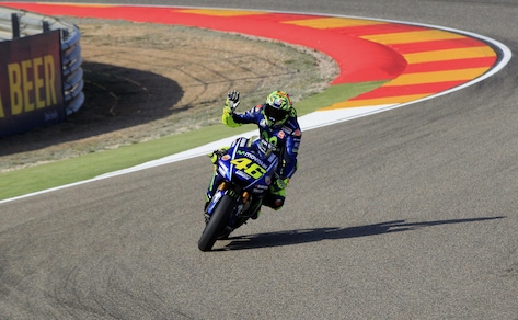 MotoGp Aragon: Vinales in pole, Rossi fenomeno è 3°