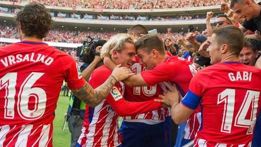 L’Atletico Madrid balza al secondo posto: 2-0 al Siviglia