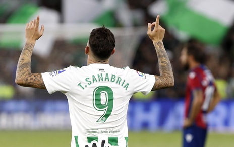 Liga, doppio Sanabria regala la vittoria al Betis