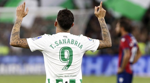 Liga, doppio Sanabria regala la vittoria al Betis