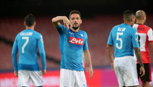 Mertens, gol e dedica speciale a Milik