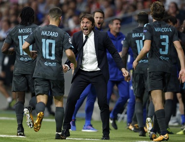 Champions League, Atletico Madrid-Chelsea 1-2: Batshuayi gol al 94', festa Conte