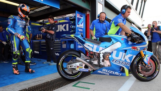 MotoGp, Suzuki in pista ad Aragon: test sulla moto 2018