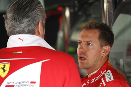 F1 Ferrari, Vettel: «Meglio correre sull'asciutto»