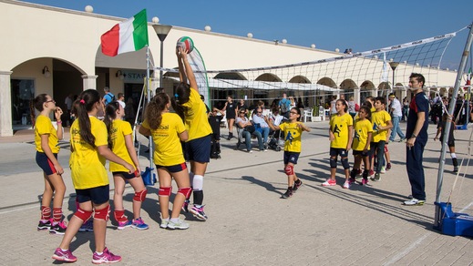 Volley: il Porto di Ostia si colora con i bambini di “Un Mare di Sport”